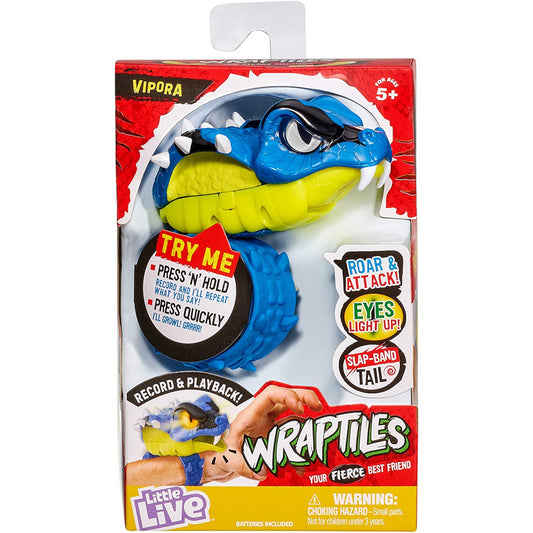 Wraptiles Vipora Blue Little Live Wraptile - Maqio