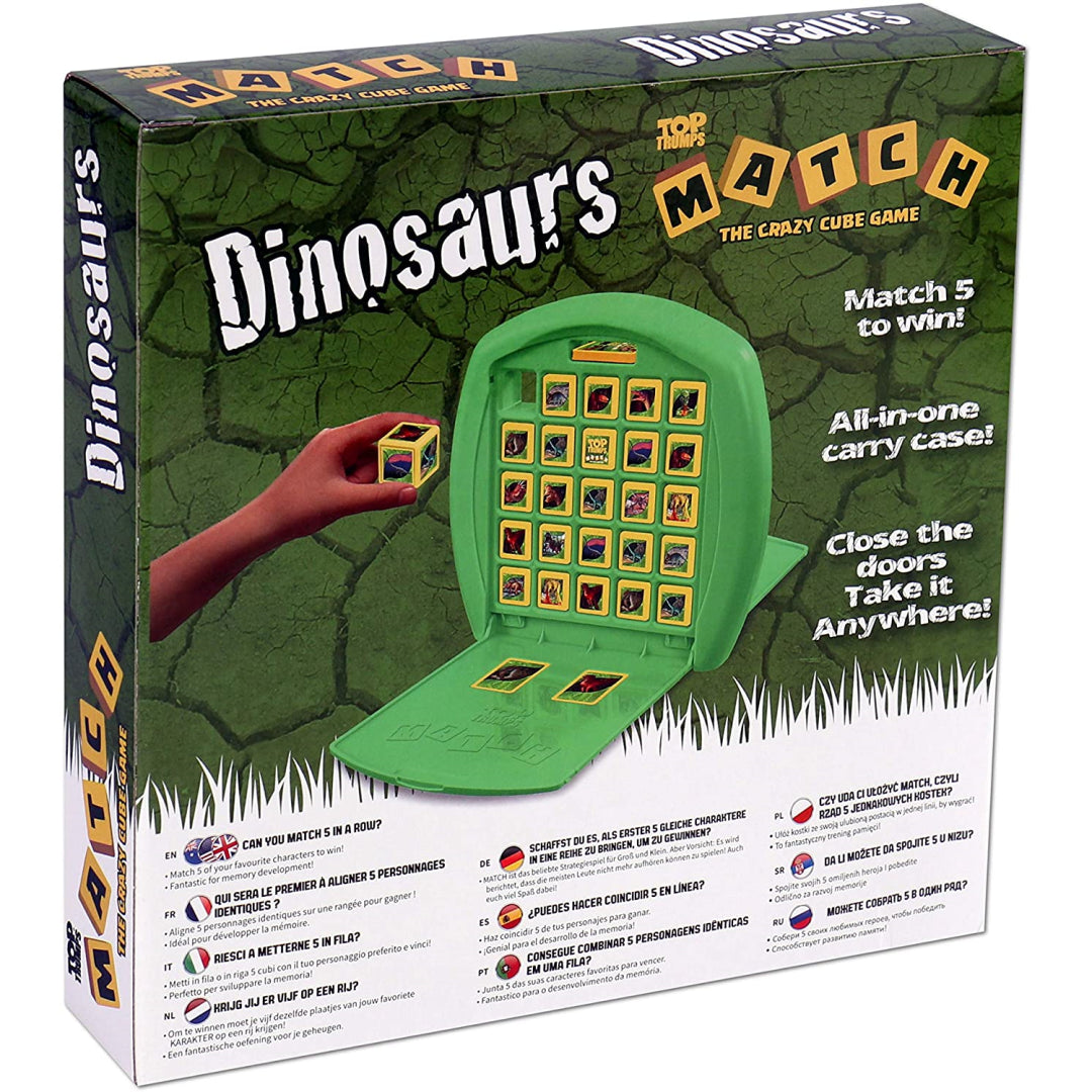 Top Trumps Match Board Game - Dinosaurs for Kids & Adults 035804 - Maqio