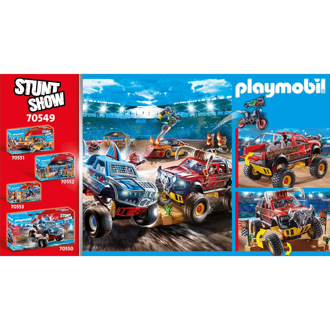 Playmobil Stunt Show Bull Monster Truck - Maqio