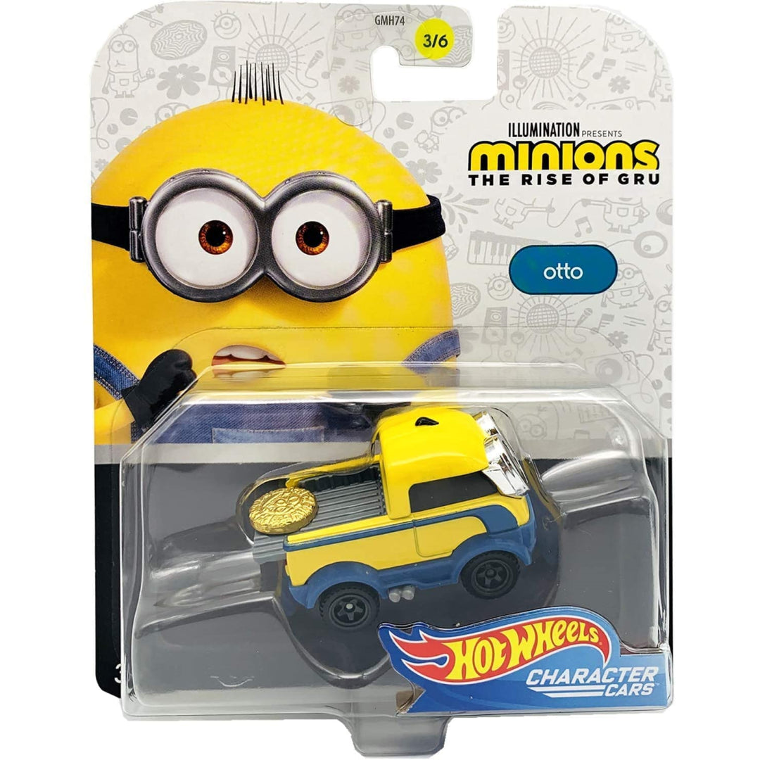 Hot Wheels Minions The Rise of Gru Set of 6 Die-Cast Vehicles - Maqio