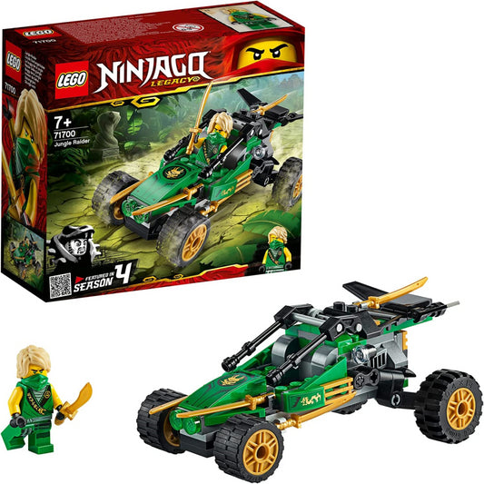 Lego Ninjago Legacy Jungle Raider Car Toy With Lloyd Figure 71700