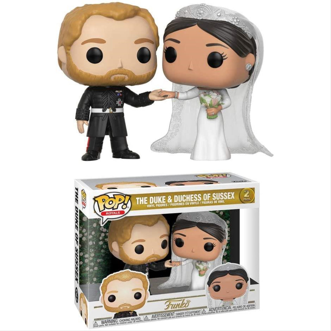 Funko 35720 POP! ROYALS: The Duke & Duchess of Sussex - Maqio