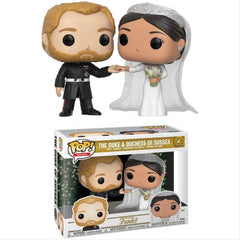 Funko 35720 POP! ROYALS: The Duke & Duchess of Sussex - Maqio
