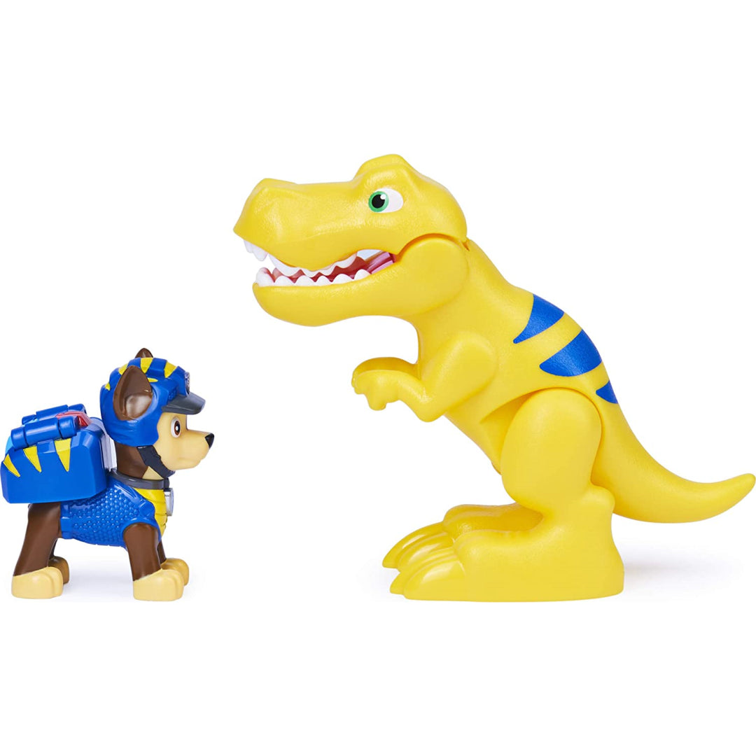 Paw Patrol Chase & T-Rex Action Figures + Mystery Dino - Maqio