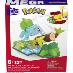 Mega Pokemon Bulbasaurs Forest Fun Building Set with 82 Pieces
