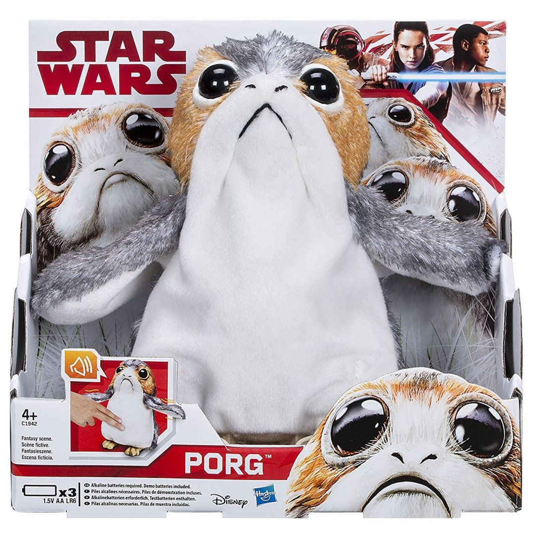 STAR WARS The Last Jedi Porg Electronic Plush Doll Toy - Maqio