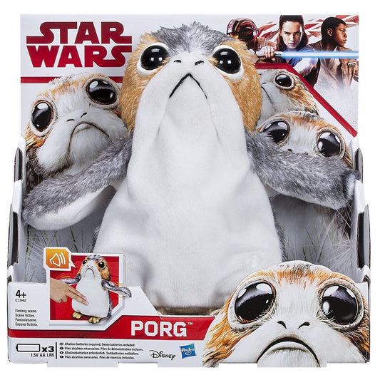 STAR WARS The Last Jedi Porg Electronic Plush Doll Toy - Maqio