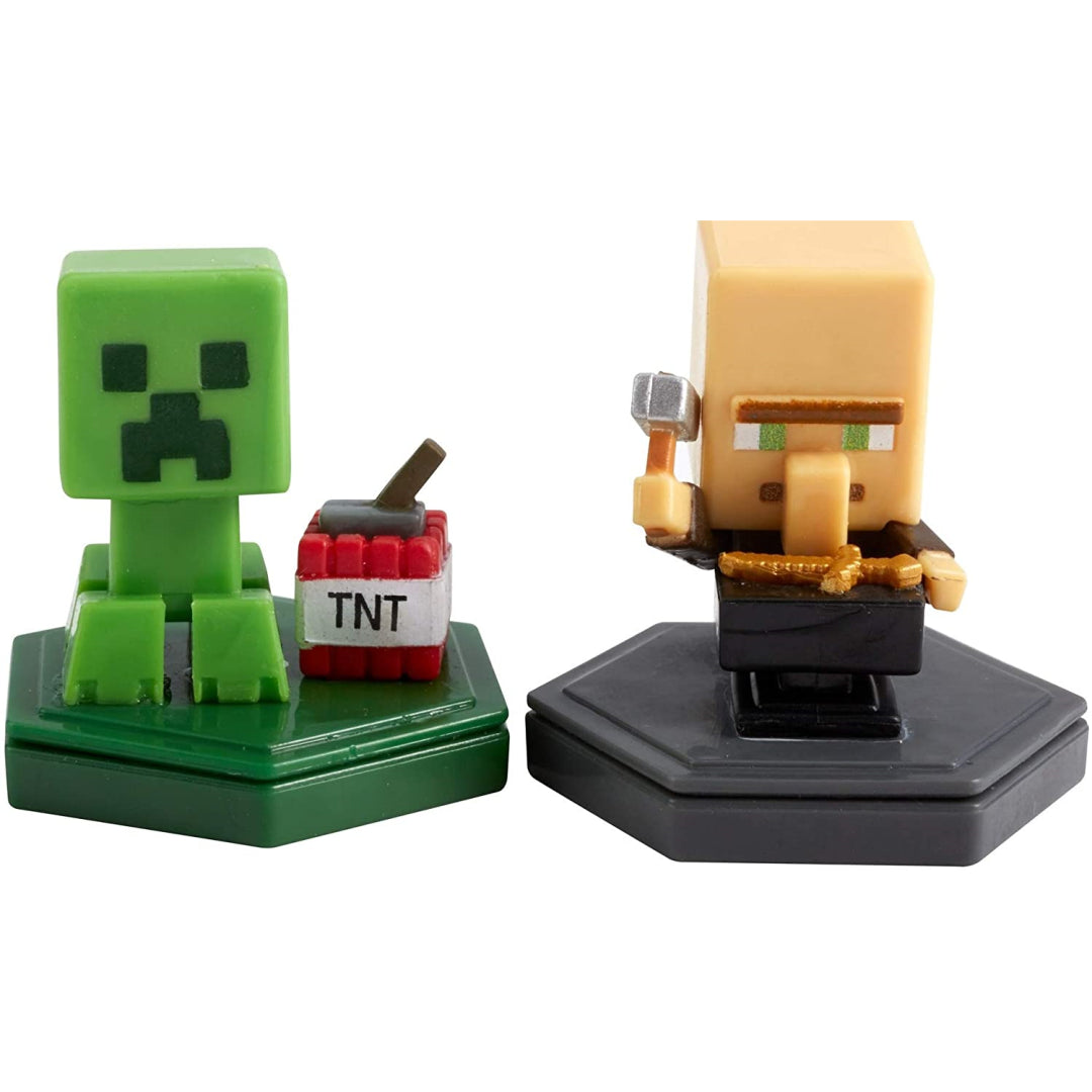 Minecraft Earth GMD15 Repairing Villager & Mining Creeper 2 Pack (GKT41) - Maqio