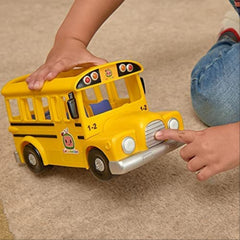 Cocomelon Musical Yellow School Bus with Baby Figure and Vehicle