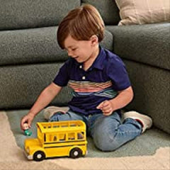 Cocomelon Musical Yellow School Bus with Baby Figure and Vehicle