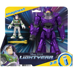 Imaginext and Disney LightYear Battle Blast Zurg Space Robot Figure