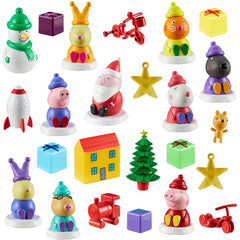 Peppa Pig Advent Christmas Calendar 24 Days inc Figures - Maqio