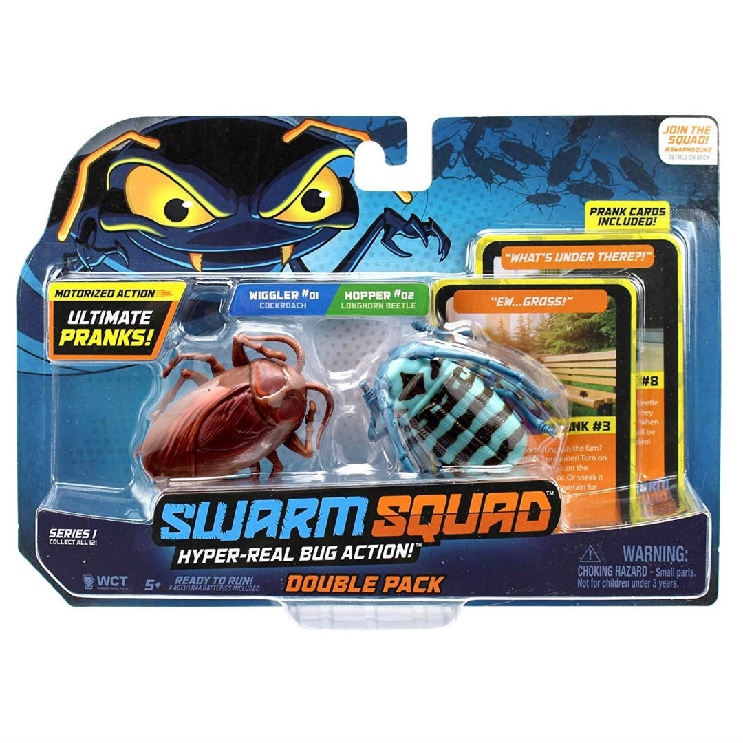 Swarm Squad Double Pack - Cockroach vs Longhorn Beetle - Maqio