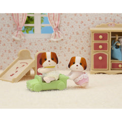 Sylvanian Families Chiffon Dog Twins Figures and Accessories