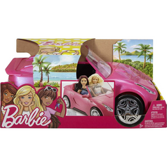 Barbie Glam Convertible Pink Sports Toy Car