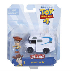 Disney Pixar Toy Story 4 Woody Mini Figure with RV Vehicle GCY61 - Maqio
