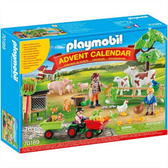 Playmobil Country Animal Farm Advent Calendar Christmas Toy 76pc 70189