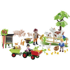 Playmobil Country Animal Farm Advent Calendar Christmas Toy 76pc 70189
