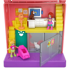 Polly Pocket Pet Place Pollyville Stores Play Set and Mini Dolls