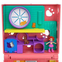 Polly Pocket Pet Place Pollyville Stores Play Set and Mini Dolls
