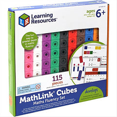 Learning Resources Maths Fluency Set-MathLink Cubes