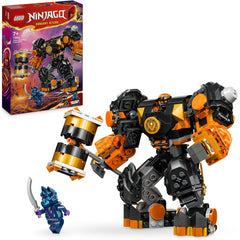 LEGO NINJAGO 71806 Cole’s Elemental Earth Mech Rising Building Set