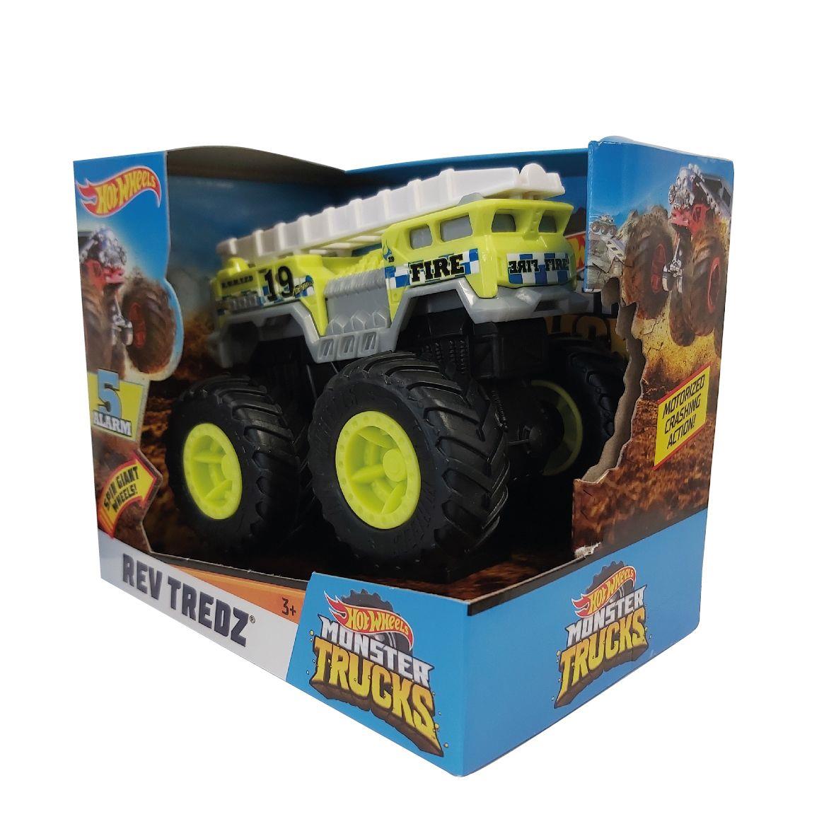 Hot Wheels Rev Tredz 5 Alarm Monster Truck Vehicle GBV11 - Maqio