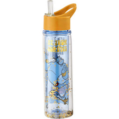 Disney Aladdin Plastic Water Bottle 750ml Sparkly