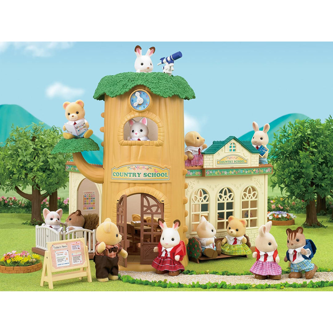 Sylvanian Families Country Tree School Gift Set - Maqio