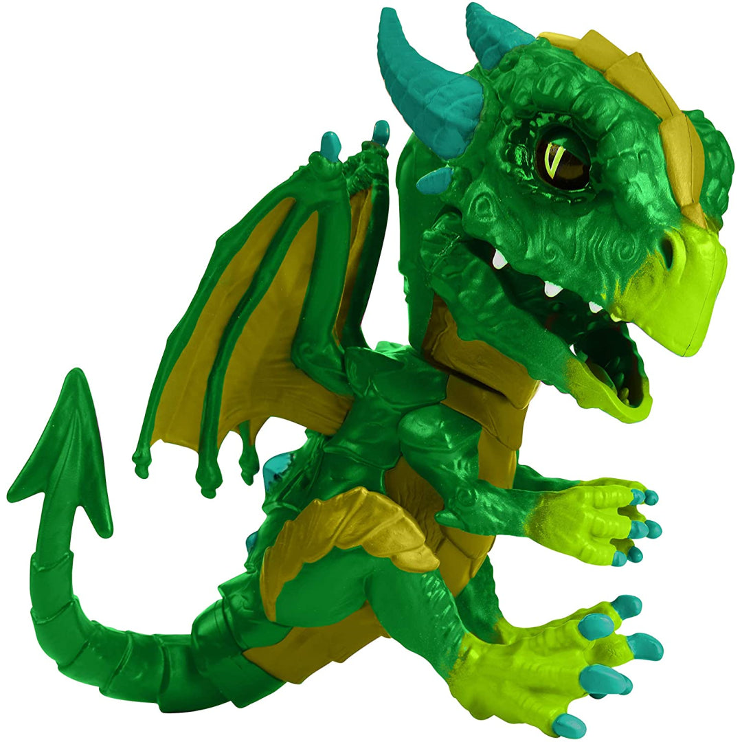 Wow Wee Fingerlings Untamed Dragon – Series 1 – Venom (Green) 3862 - Maqio