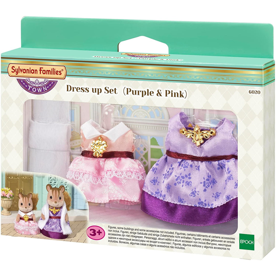 Sylvanian Families Dress up Set Purple and Pink - Maqio