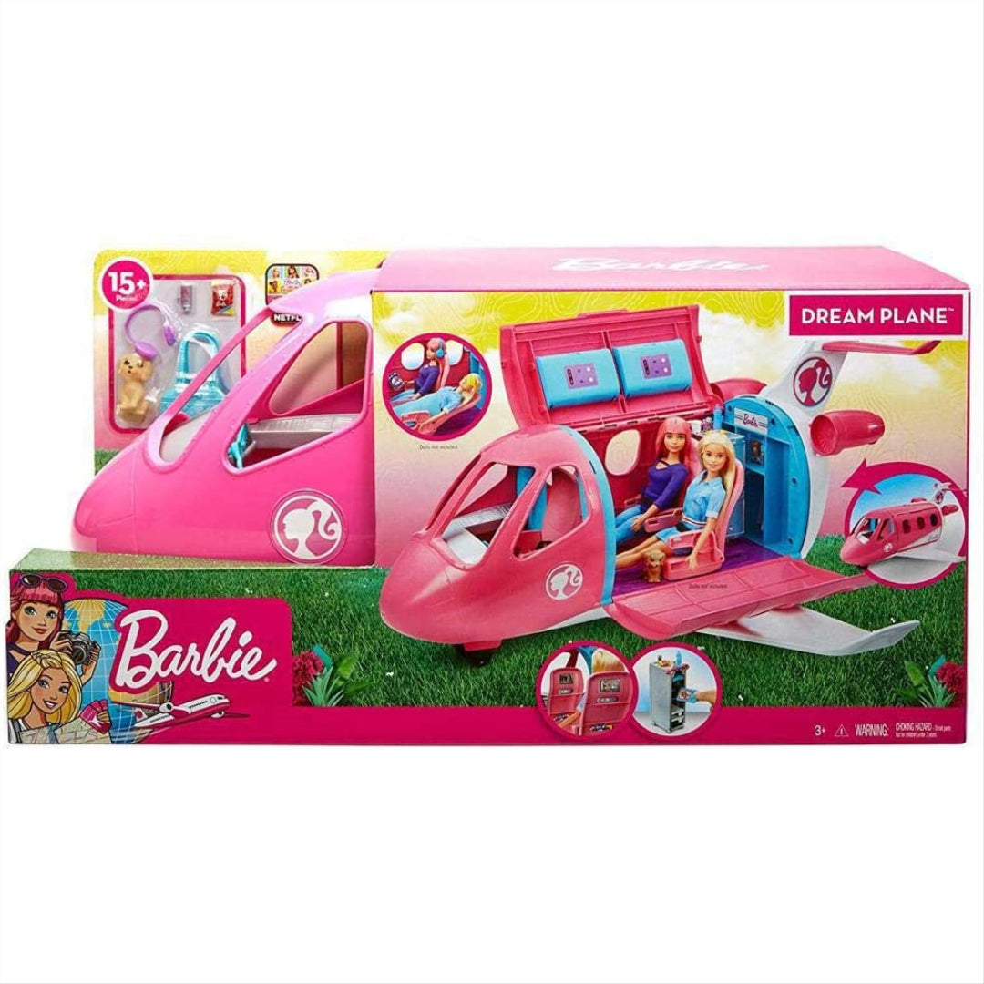 Barbie Dreamplane Playset with Accessories GDG76 - Maqio