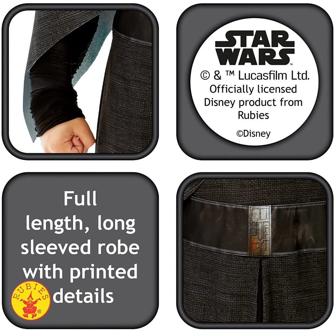 Rubie's Official Star Wars Kylo Ren Fancy Dress Up Costume - 5-6 Years - Maqio