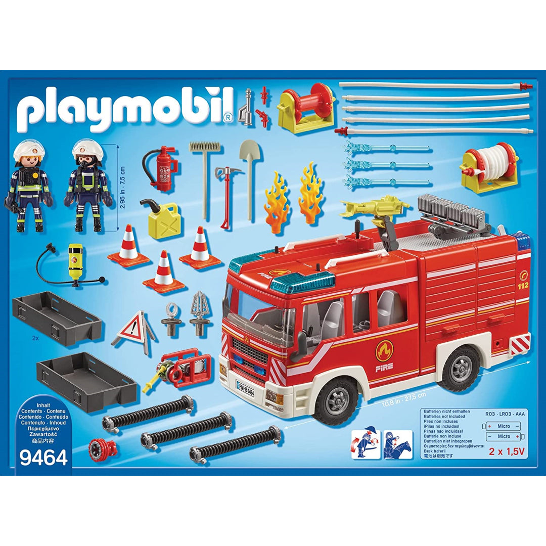 Playmobil Fire Engine Toy Vehicle Playset - Maqio