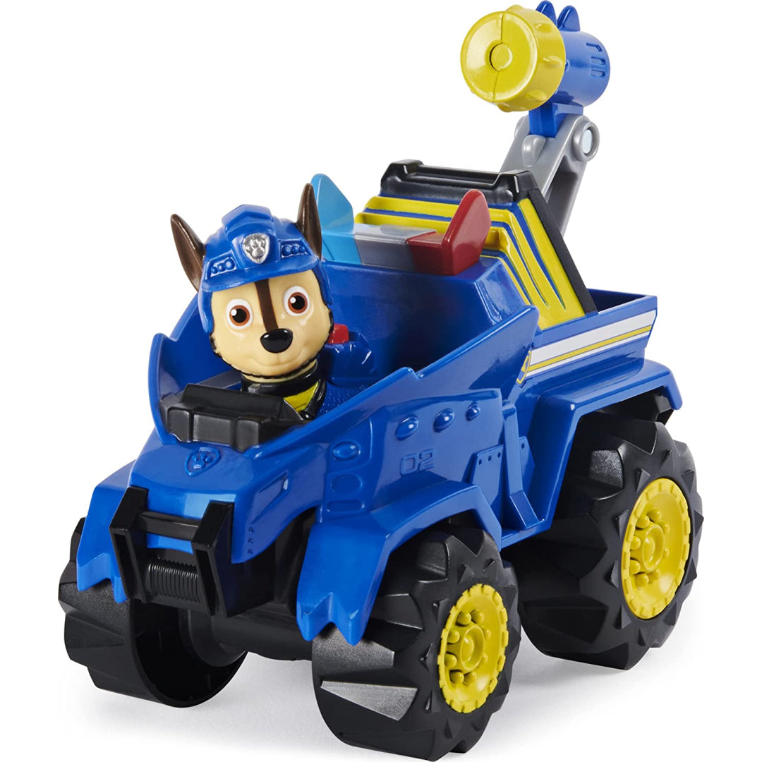 Paw Patrol Dino Rescue Rev Up Vehicle & Mystery Dinosaur Figure - Chase - Maqio