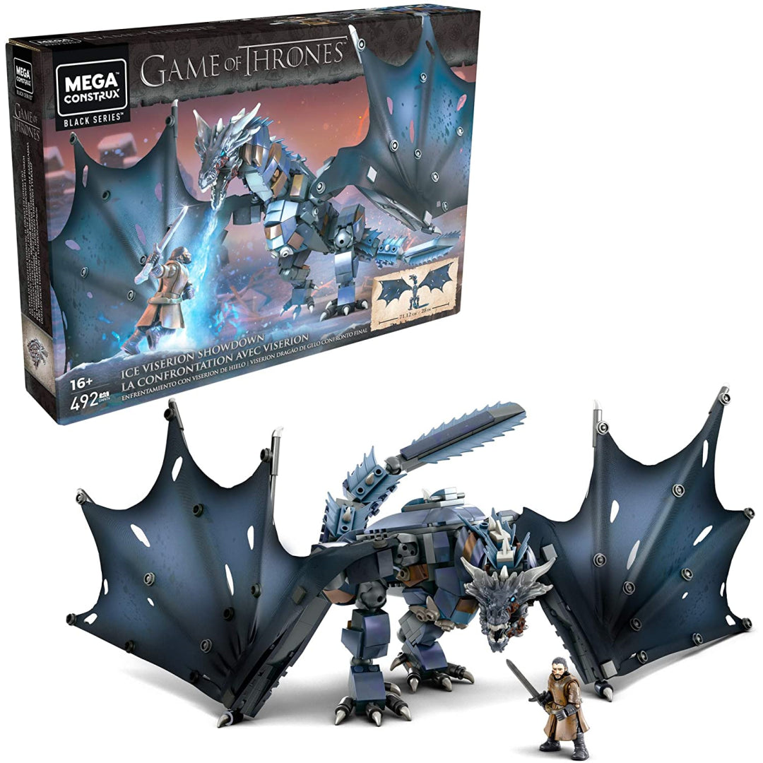 Mega Construx Ice Viserion Showdown Game Of Thrones - Maqio