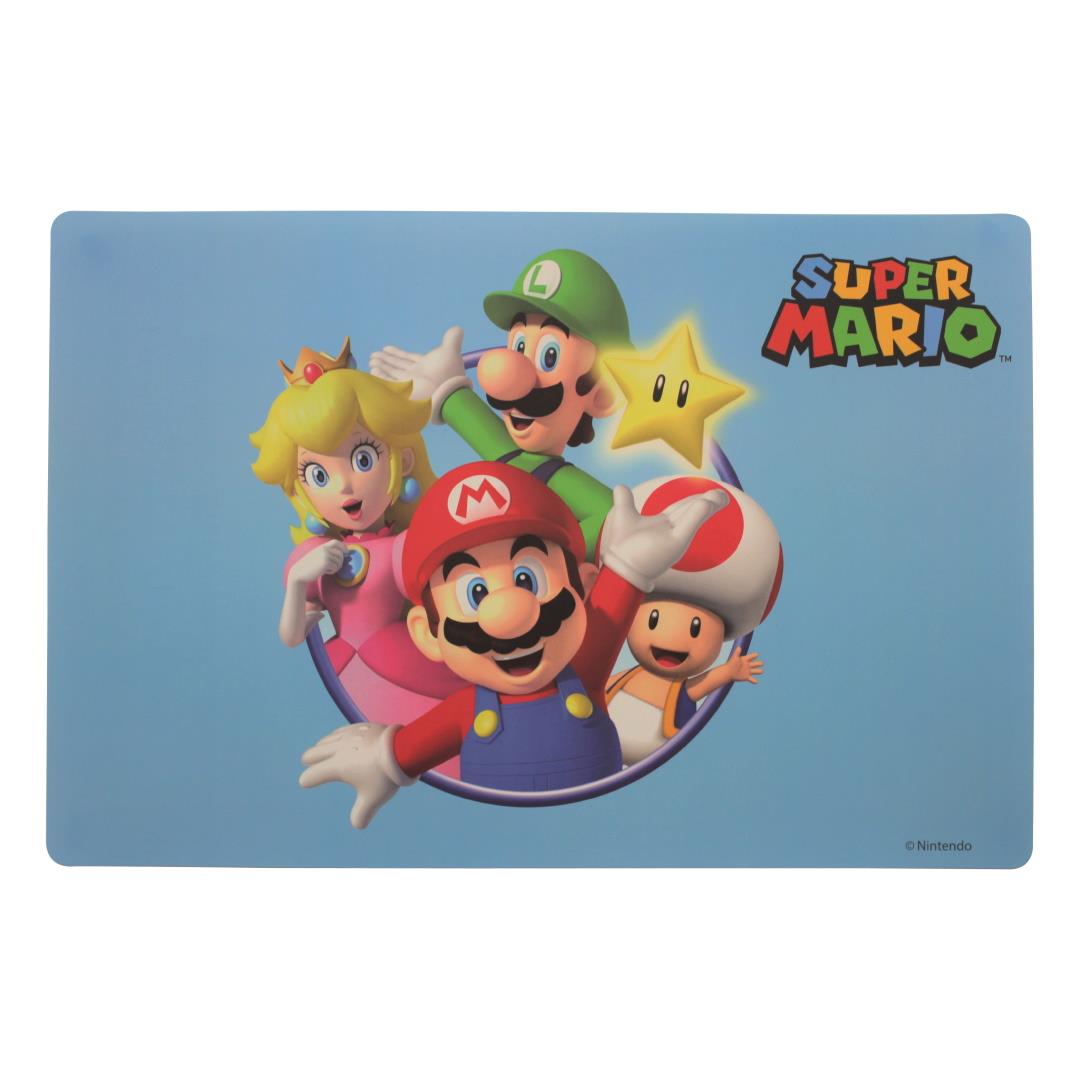 Super Mario Bros Wipeable Place Mats - Set of 4 - Maqio