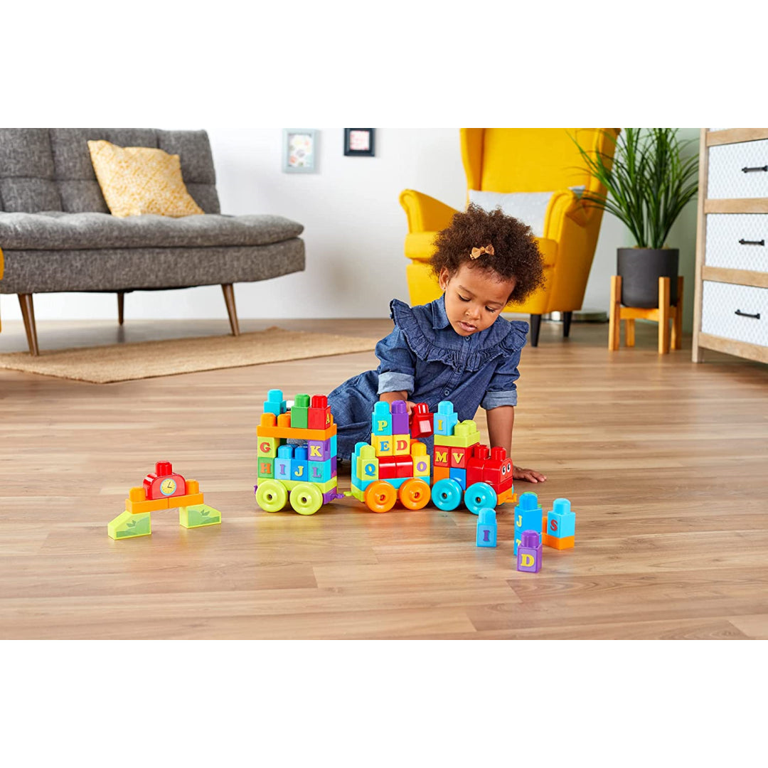 Mega Bloks Building Basics ABC Learning Train - Maqio
