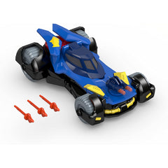 Imaginext Batmobile Batman Car with Dart Launcher Shields and Rotating Cannons