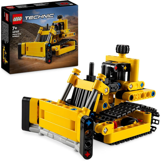 LEGO Technic 42163 Heavy-Duty Bulldozer Set Construction Vehicle