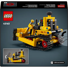 LEGO Technic 42163 Heavy-Duty Bulldozer Set Construction Vehicle