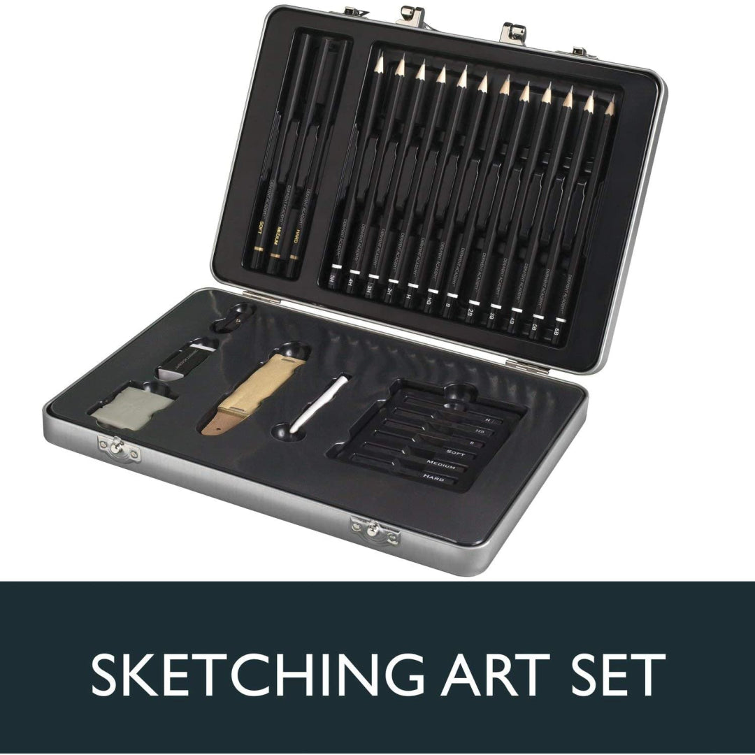 Derwent Academy 42 Piece Sketching Artist Set - Maqio