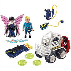 Playmobil 9386 Ghostbusters Spengler with Cage Car Vehicle & Figure