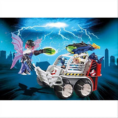 Playmobil 9386 Ghostbusters Spengler with Cage Car Vehicle & Figure