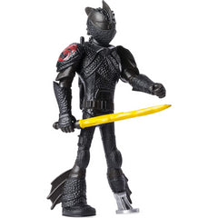 Dreamworks Dragons Toothless and Hiccup, Dragon with Armoured Viking Figure