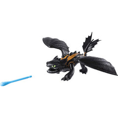 Dreamworks Dragons Toothless and Hiccup, Dragon with Armoured Viking Figure