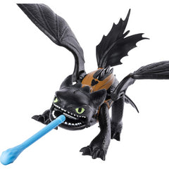Dreamworks Dragons Toothless and Hiccup, Dragon with Armoured Viking Figure