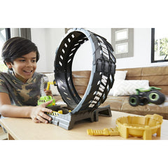 Hot Wheels Monster Trucks Epic Loop Challenge Playset with Twin Mill Monster Truck
