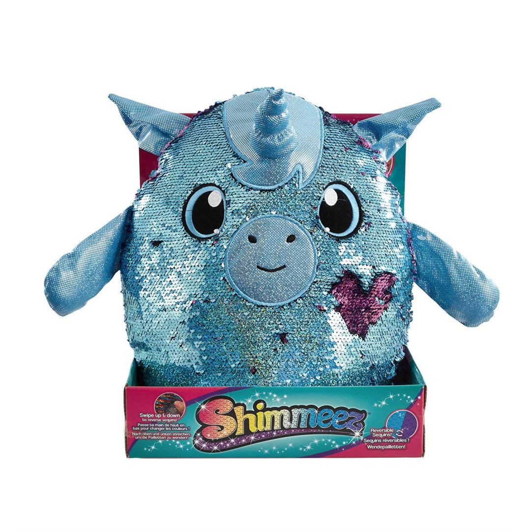 Shimmeez Yaffa the Unicorn Sparkling Sequin Changing Soft Toy - Maqio