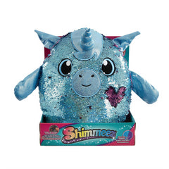 Shimmeez Yaffa the Unicorn Sparkling Sequin Changing Soft Toy - Maqio